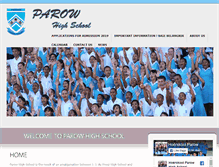 Tablet Screenshot of parowhighschool.co.za